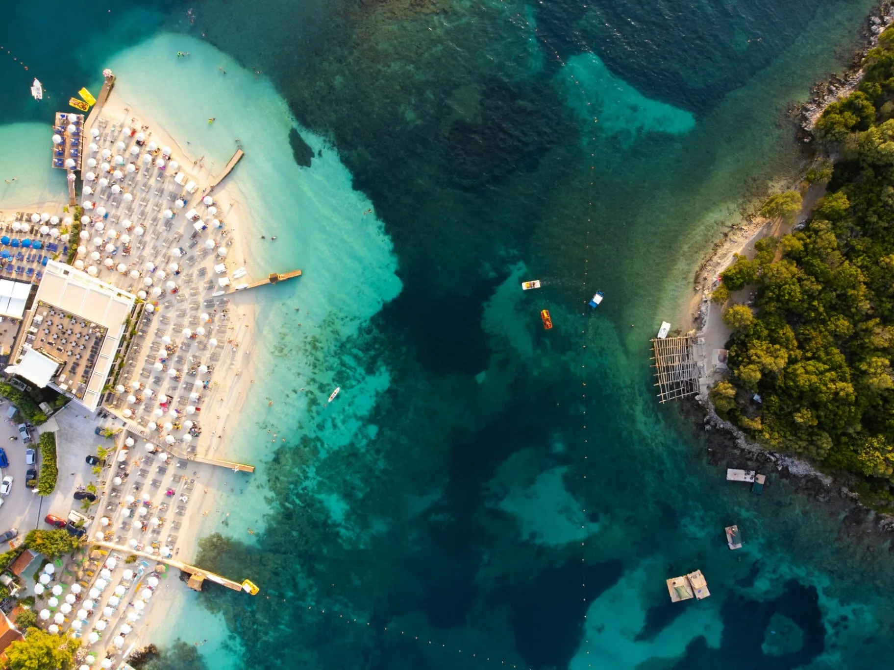Swim at Mirror Beach (Pasqyrat) — Ksamil, Albania